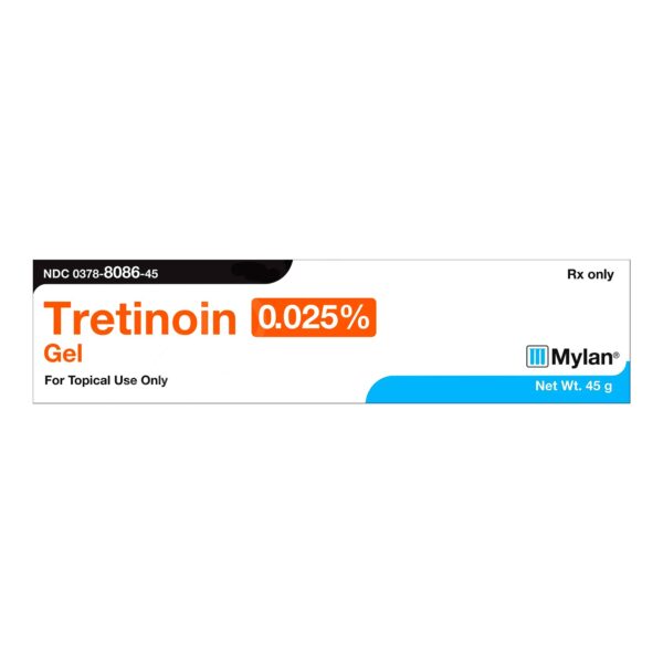 Tretin 0.025% topical retinoid cream.
