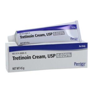 Tretinoin Cream USP, Perrigo brand.
