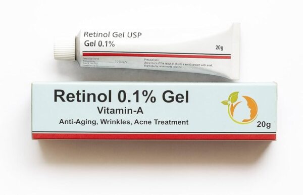 Tretinoin 0.1% Gel for wrinkle reduction.