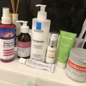 Treclin Gel tube, skincare product.