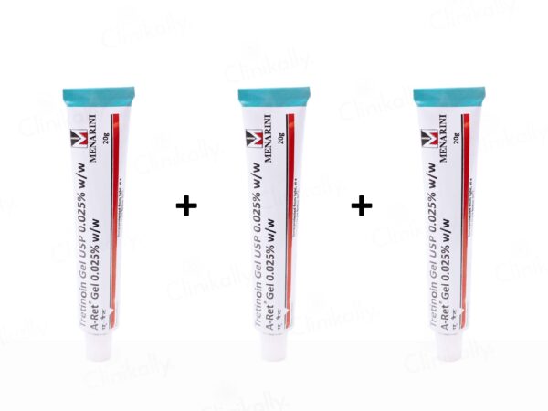 A Ret 0.025% Gel tube.