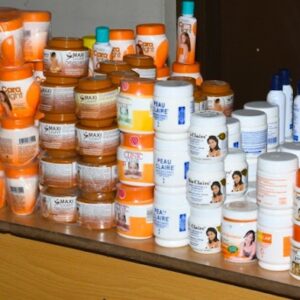 Skin Whitening Cream with Hydroquinone.
