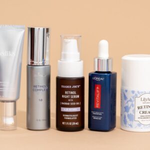 Tretinoin Cream Retinoid. Anti-aging skincare product.