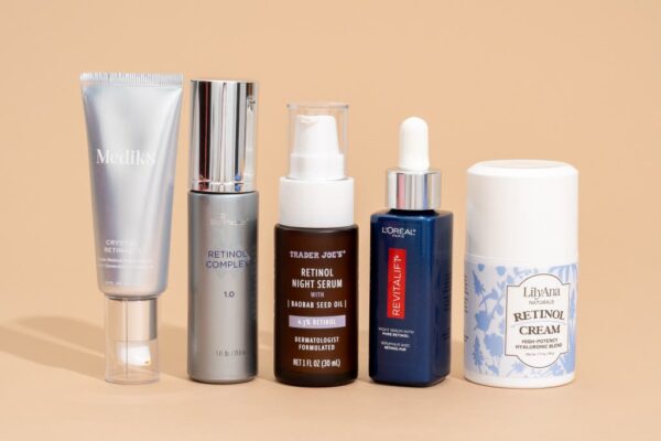 Tretinoin Cream Retinoid. Anti-aging skincare product.