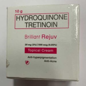 Tretinoin cream for skin lightening.