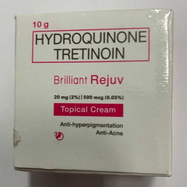 Tretinoin cream for skin lightening.