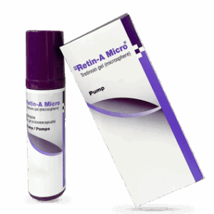 Retin-A Micro 0.1% topical medication.