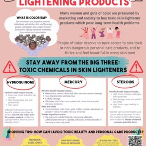 Skin lightening cream with hydroquinone.