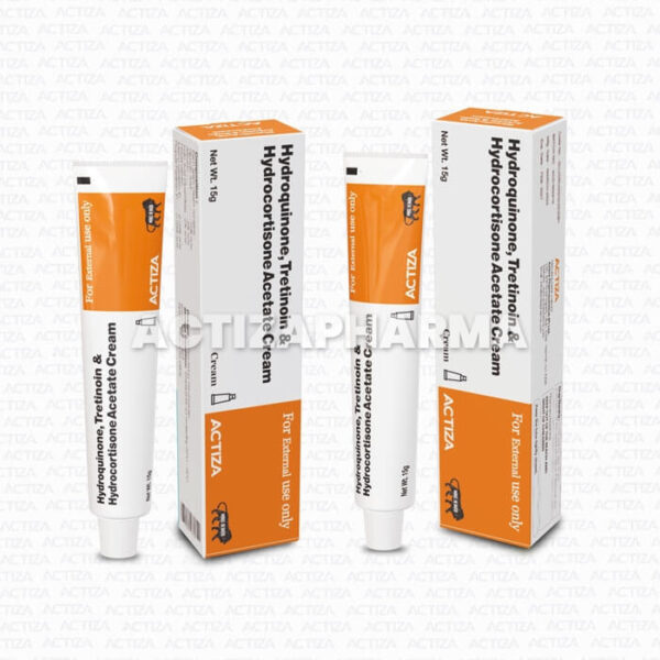 Hydroquinone Tretinoin Hydrocortisone Cream tube