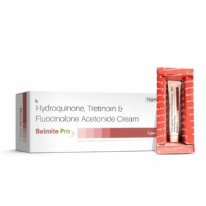 Hydroquinone, tretinoin, and fluocinolone acetonide cream.