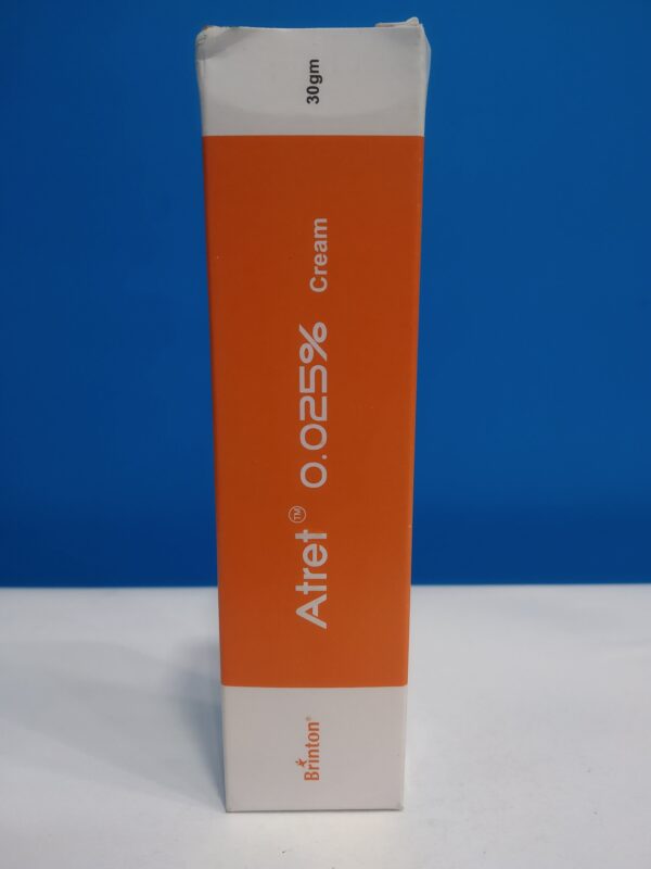 Atret 0.025% Cream tube.
