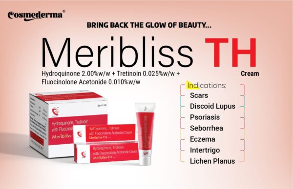 Hydroquinone Fluocinolone Acetonide Tretinoin Cream tube