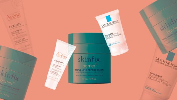 Moisturizer layered over tretinoin for skincare routine.