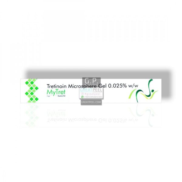 Retino A Micro 0.025% cream, skincare product.