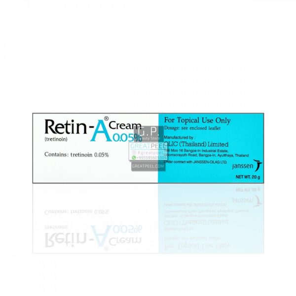 Retino-A 0.05% tretinoin cream tube