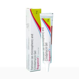 Supatret Cream tube, skincare product.
