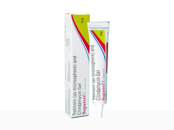 Supatret Cream tube, skincare product.