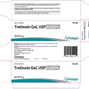 Tretinoin Micro cream tube.