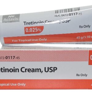 Actavis Tretinoin Cream 0.025% - Product Image