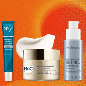 Tretinoin lotion bottle.