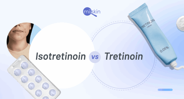 Accutane and Tretinoin cream combination.
