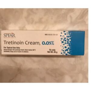 Spear Tretinoin Cream 0.05% tube