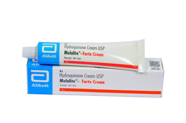 Skincare products containing hydroquinone.