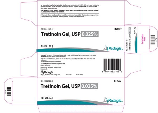 Tretinoin 0.25% Gel tube