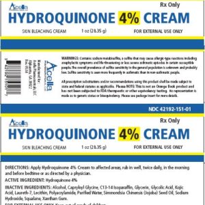 Hydroquinone topical cream.
