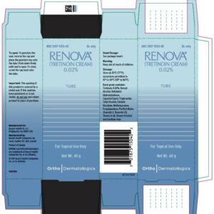 Renova Tretinoin Cream 0.02% tube