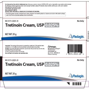 Tretinoin Cream 0.025% Perrigo - Product Image