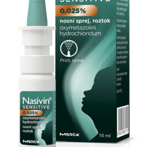 Nasivin 0.025 nasal spray bottle