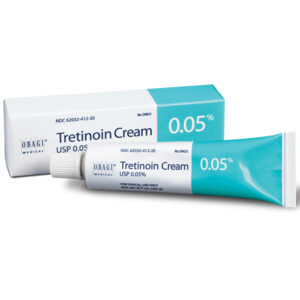 Tretinoin cream, skincare product.