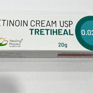 Tretiheal 0.025% Tretinoin Cream USP.