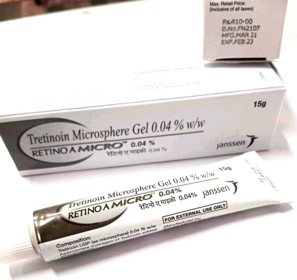 Tretinoin Micro 0.04% cream tube