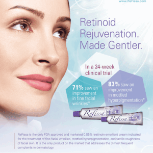 Refissa Tretinoin cream tube.