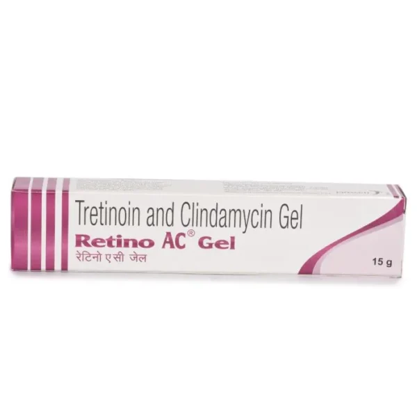 Retino Ac Topical Gel tube.