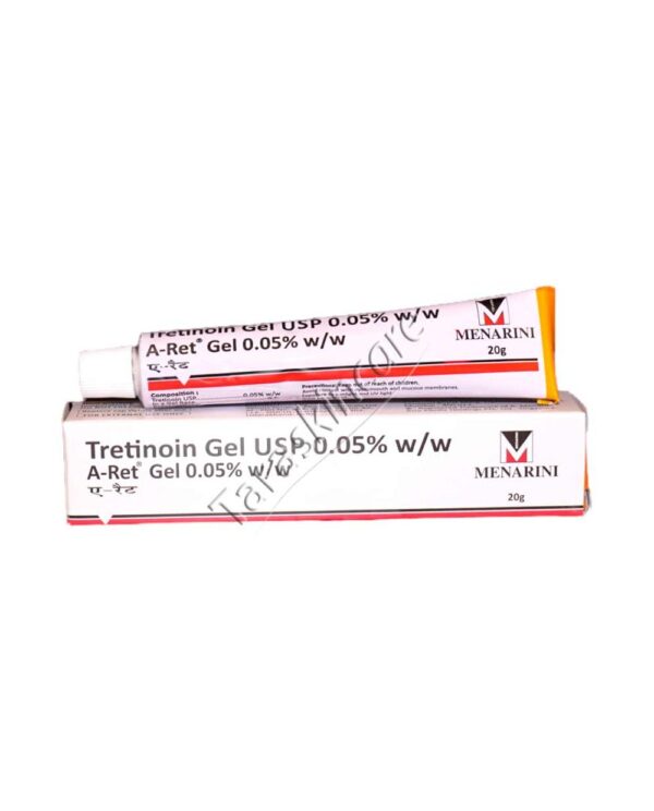 Retino 0.05% Gel, skincare product.