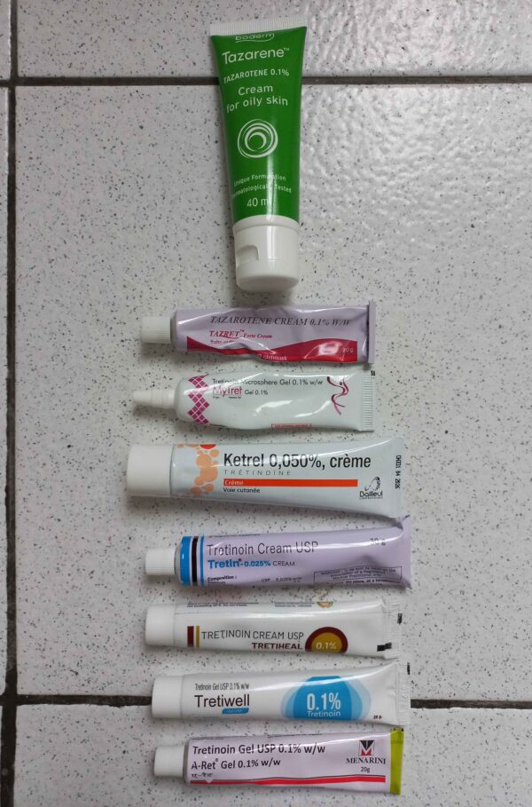 Stieva-A 0.025% tretinoin cream tube