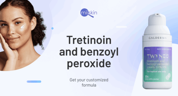 Tretinoin & Benzoyl Peroxide Cream acne treatment.