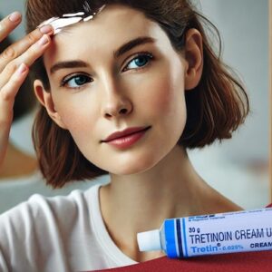 Tretinoin cream for hair loss treatment.