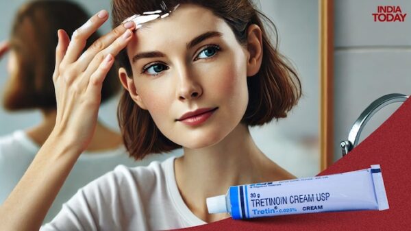 Tretinoin cream for hair loss treatment.