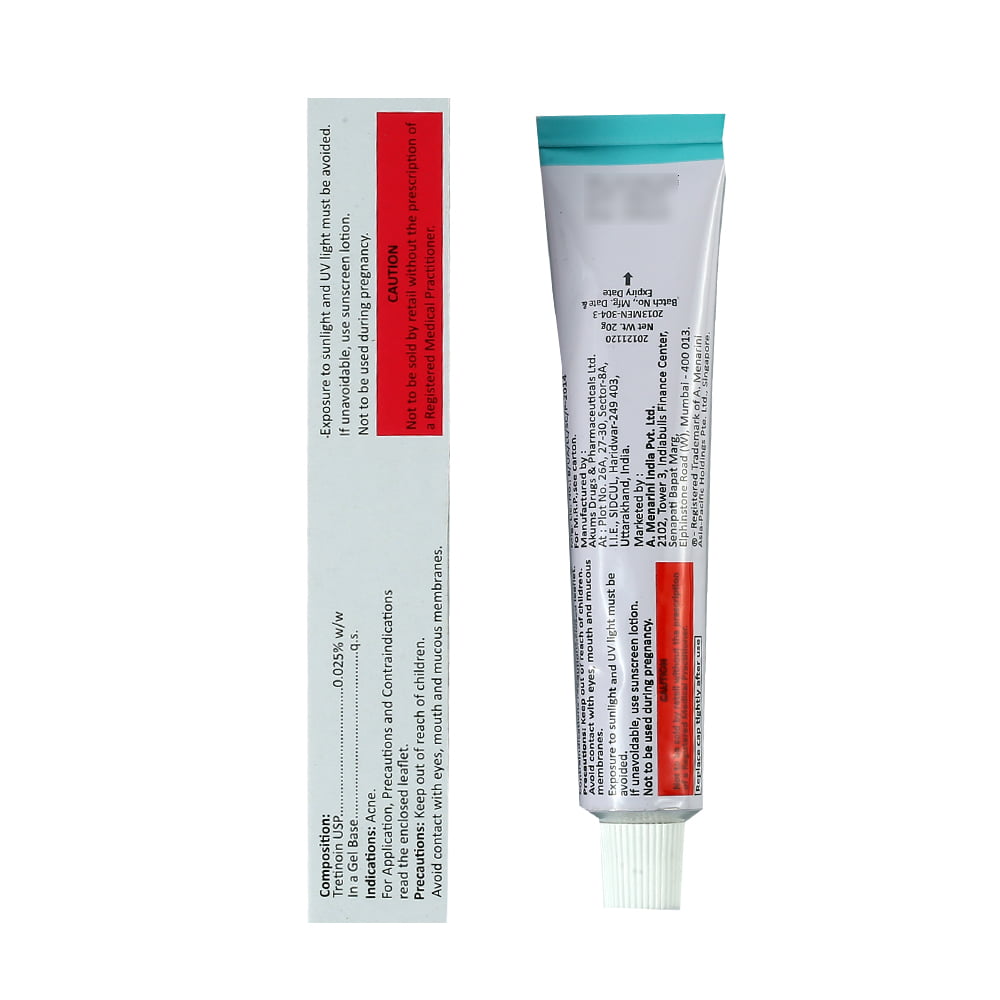 A-Ret Tretinoin 0.025% Gel - Image 2